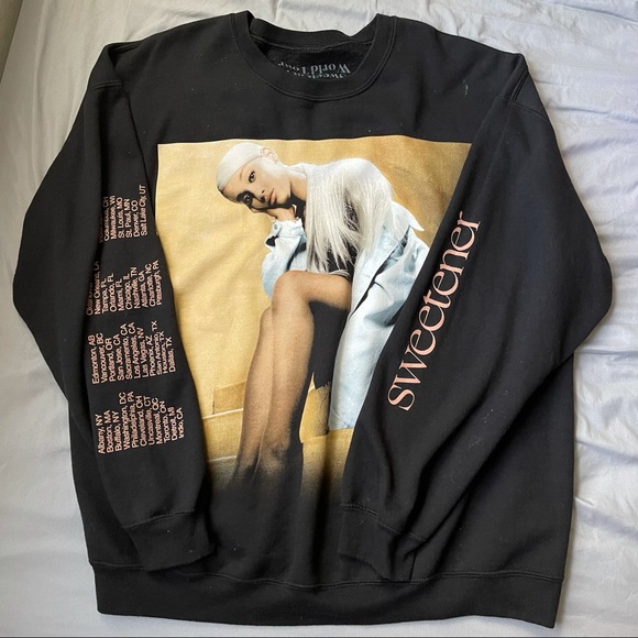 Ariana Grande Sweaters - Staircase Sweetener Tour Ariana Grande Crewneck
